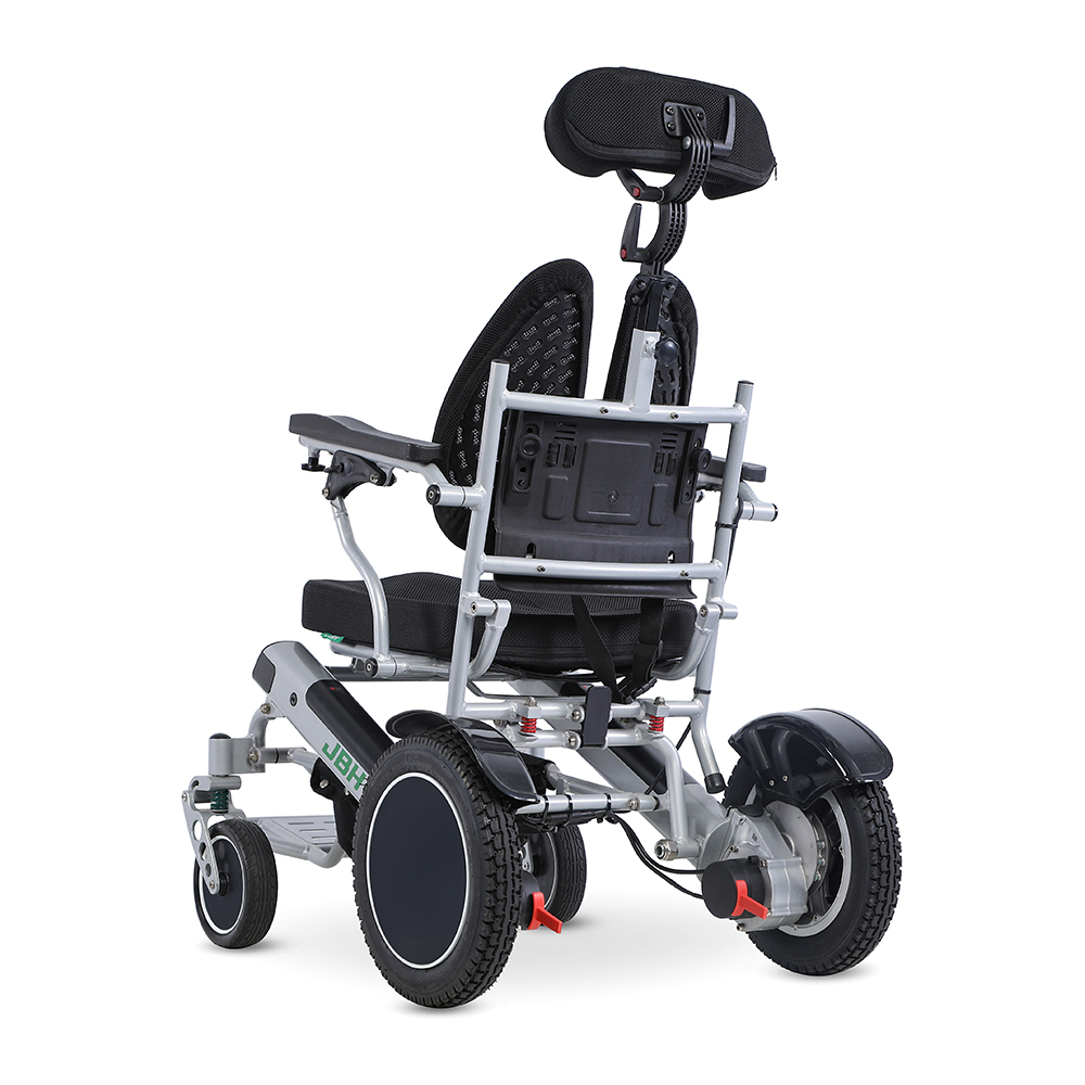JBH Alevación de aluminio de aluminio potencial de robo silla de ruedas d11a