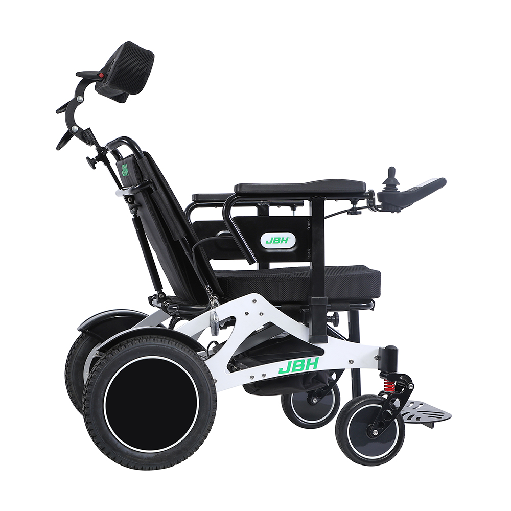 JBH silla de ruedas de aleación plegada automática D17