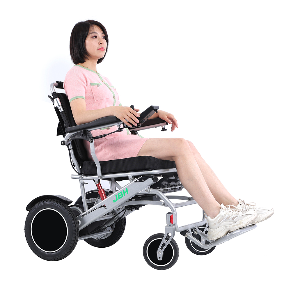 JBH silla de ruedas eléctrica con grandes ruedas traseras D29A