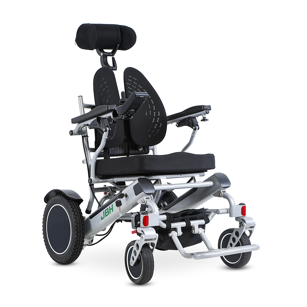 JBH Alevación de aluminio de aluminio potencial de robo silla de ruedas d11a