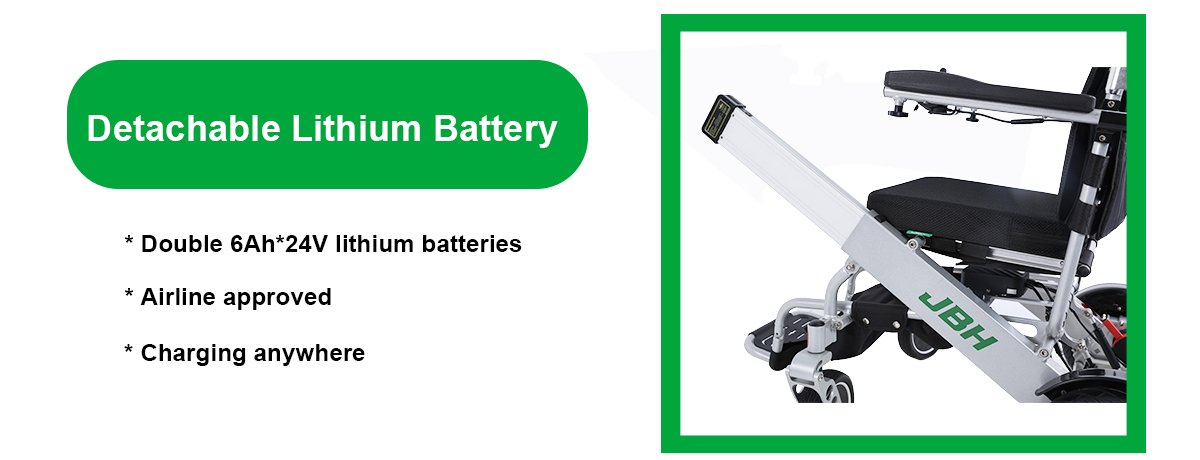 JBH Silla de ruedas el&eacute;ctrica D06