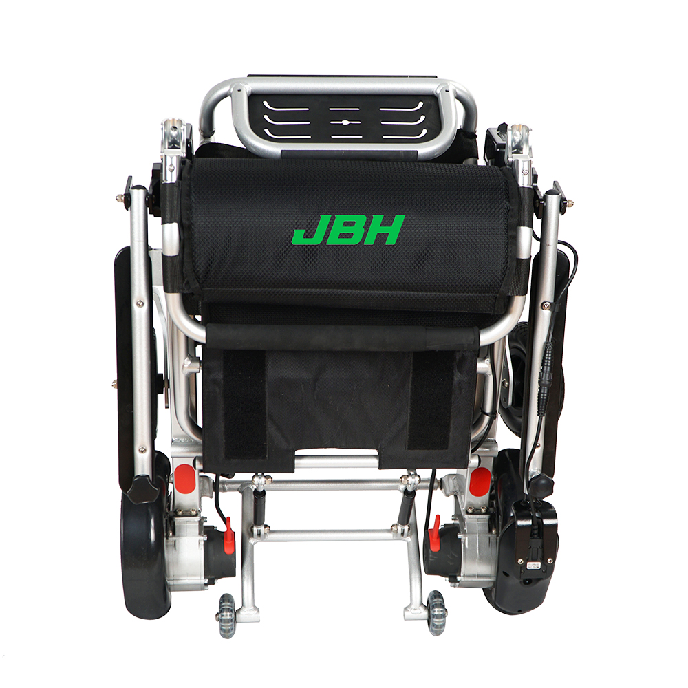 JBH Silla de ruedas eléctrica estándar plegable de viaje