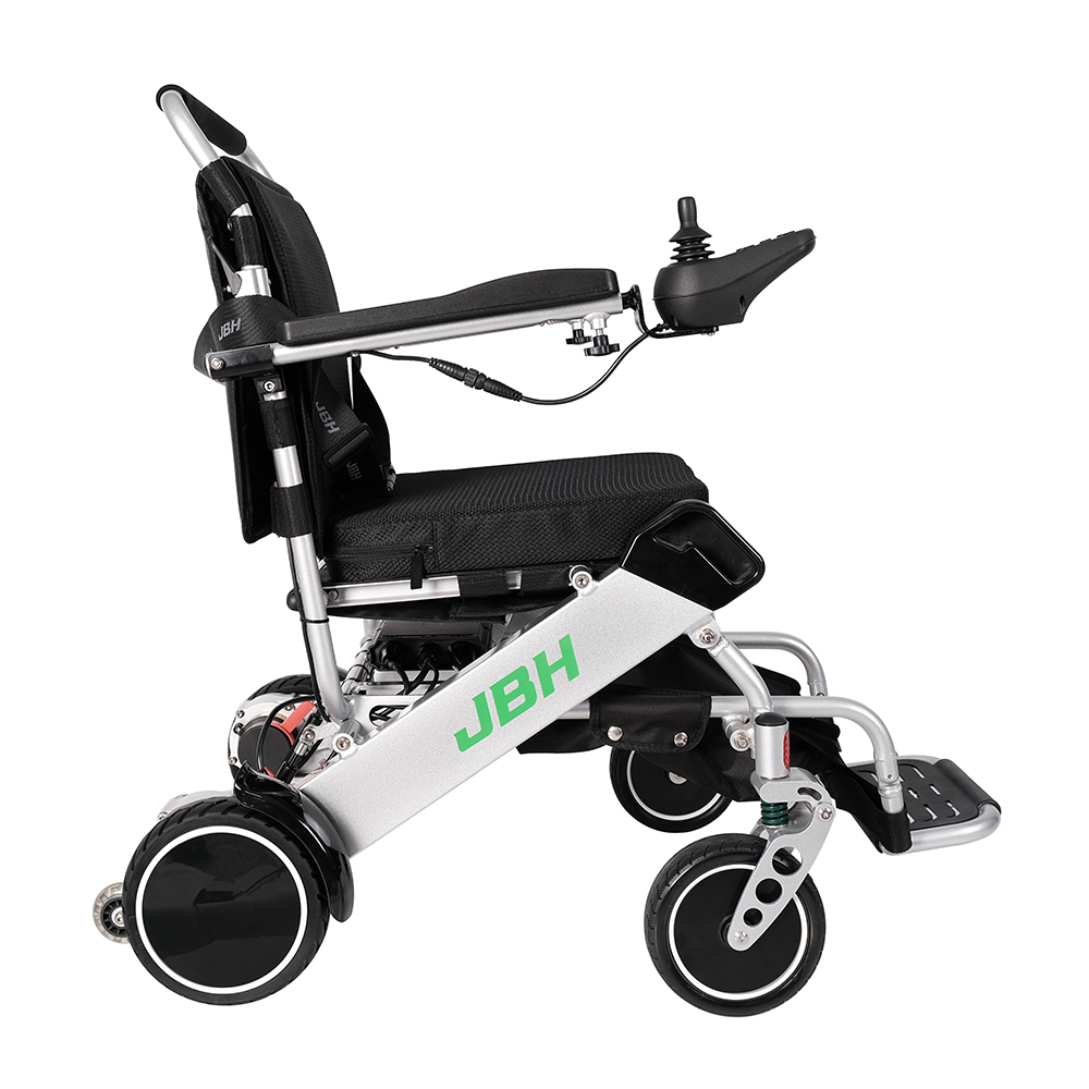 JBH silla de ruedas de potencia portátil plateada D05
