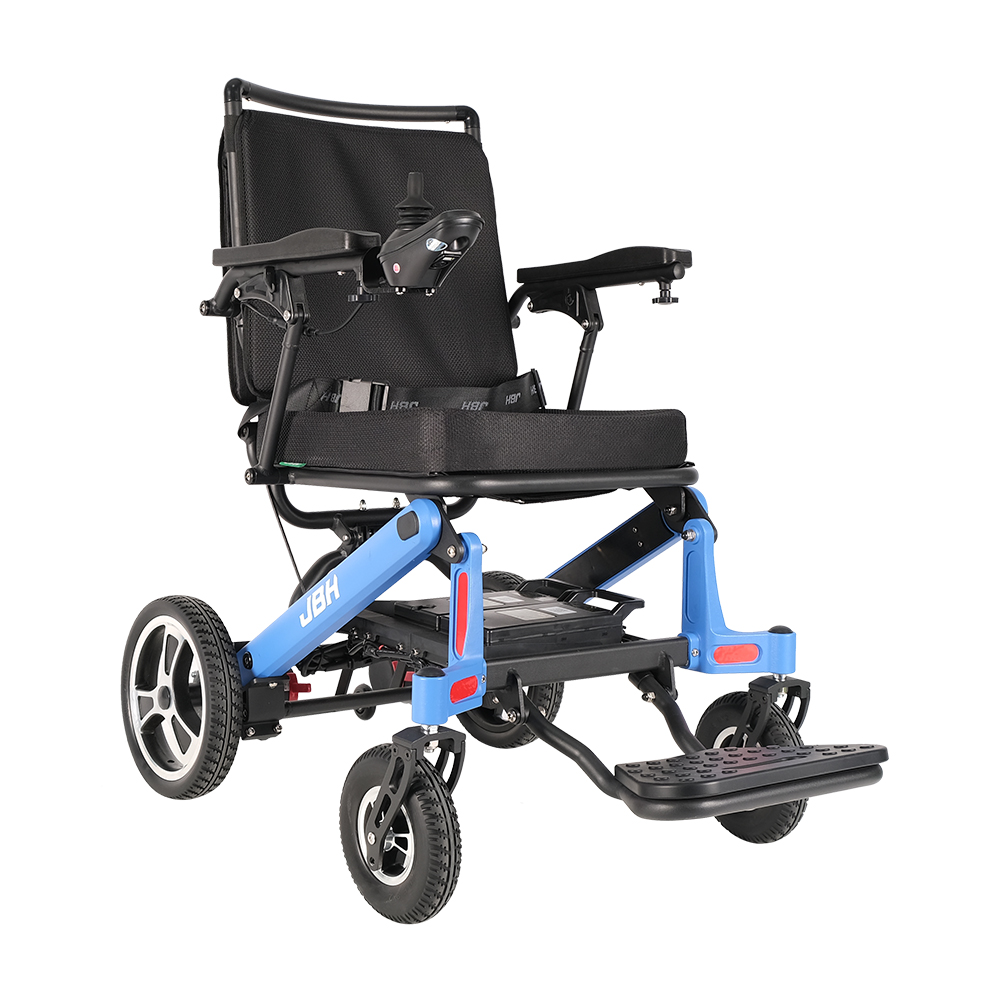 JBH plegable silla de ruedas eléctrica eléctrica ligera D23A