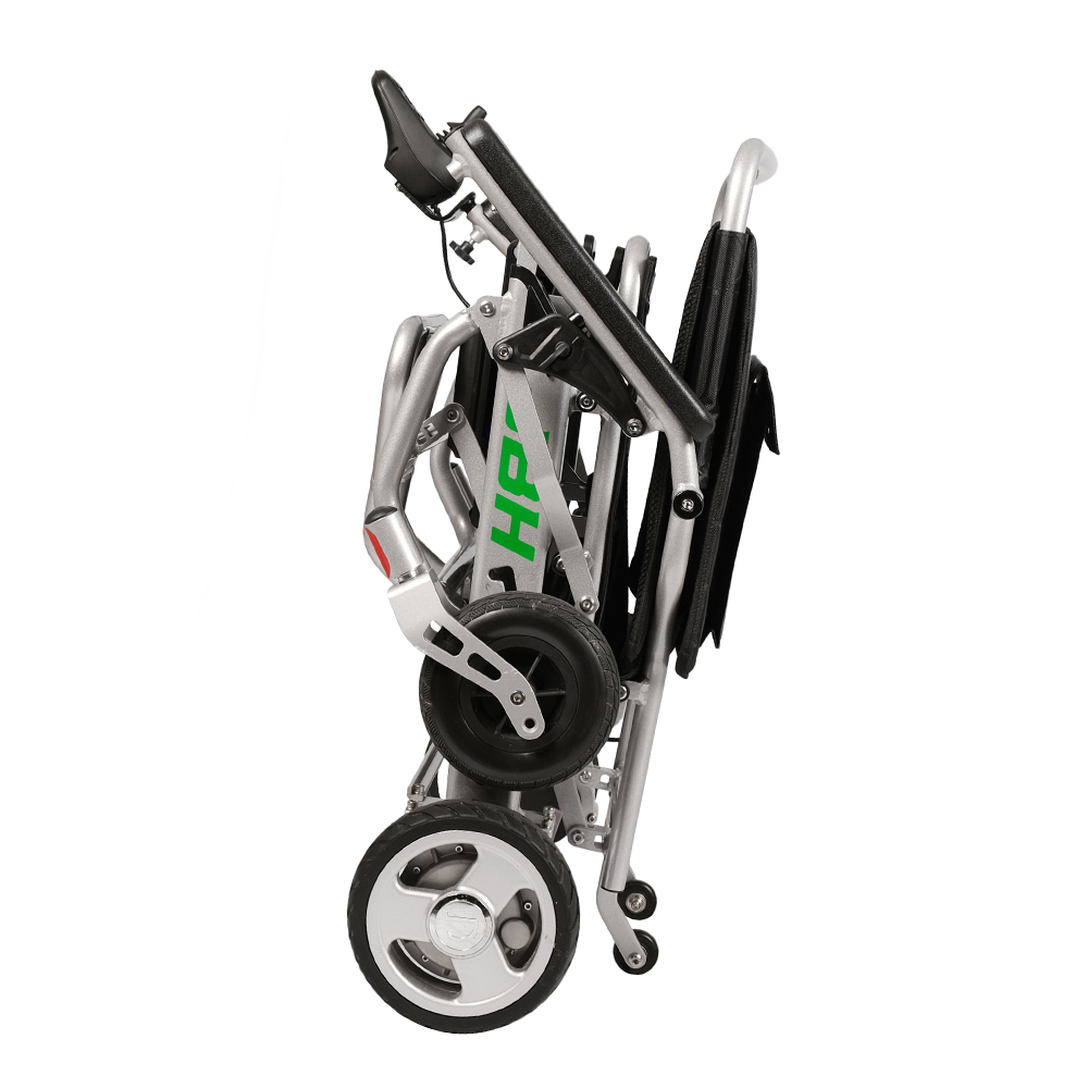 JBH Silla de ruedas eléctrica plegable para personas mayores al aire libre