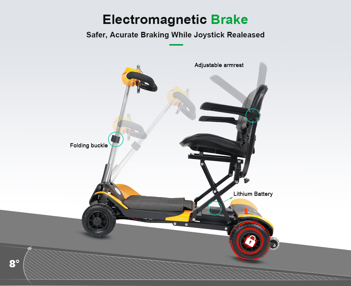 Scooter de movilidad autom&aacute;tica