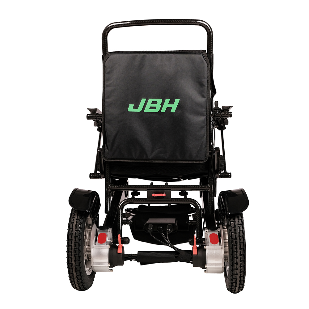 JBH Silla de ruedas eléctrica de viaje de fibra de carbono DC03