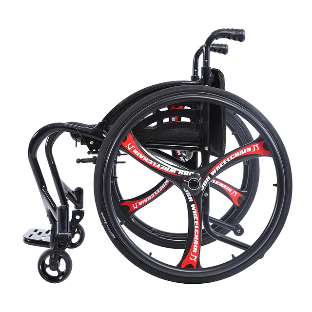 JBH Silla de ruedas deportiva de fibra de carbono S008