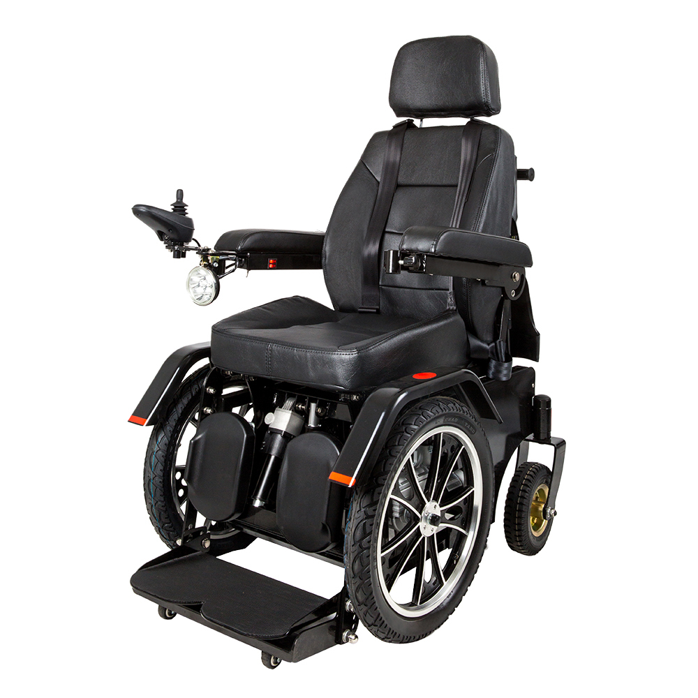 JBH silla de ruedas de pie reclinable eléctrica Z01