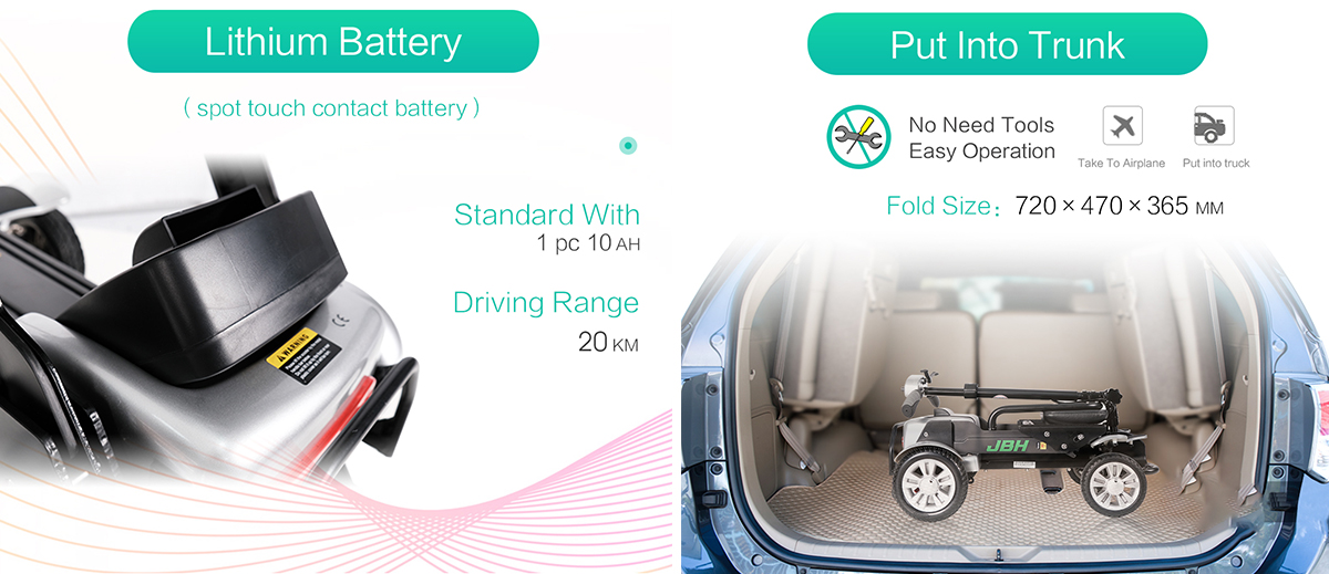 Scooter de movilidad liviano