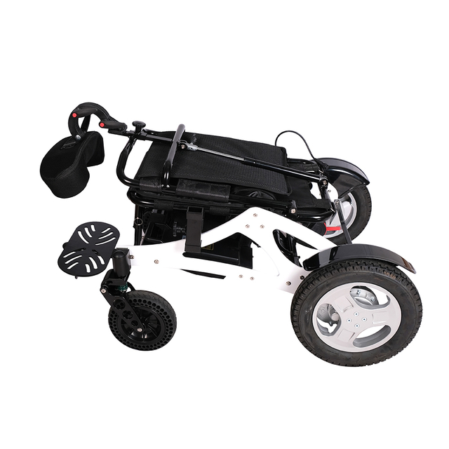 JBH silla de ruedas eléctrica de ancianos plegables interiores