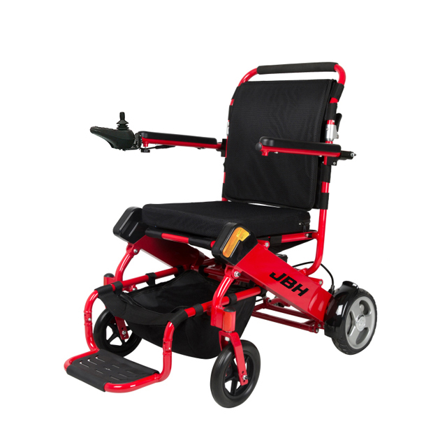 JBH silla de ruedas inteligente liviana roja D05
