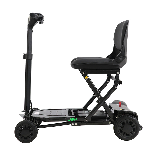 JBH Scooter de movilidad de fibra de carbono eléctrico negro FBC01