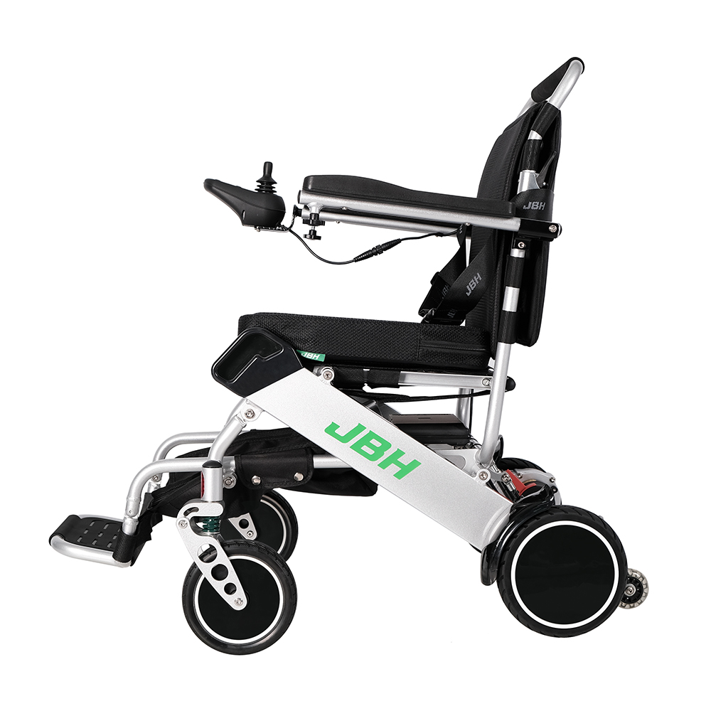 JBH silla de ruedas de potencia portátil plateada D05