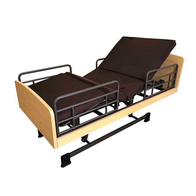 JBH Nuring Cama de hospital ajustable de 3 funciones AB300