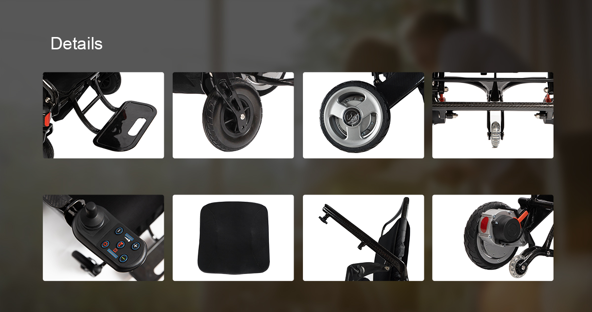 Detalles el&eacute;ctricos de silla de ruedas 