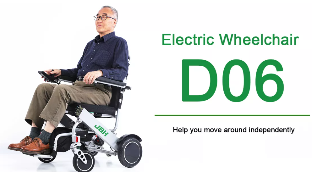 JBH 4 ruedas Silla de ruedas de energ&iacute;a interior D06