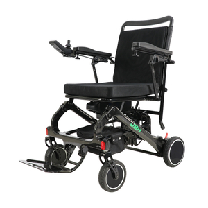 JBH Silla de ruedas eléctrica plegable de fibra de carbono DC09