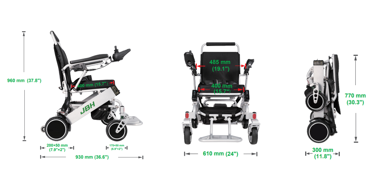 JBH silla de ruedas el&eacute;ctrica