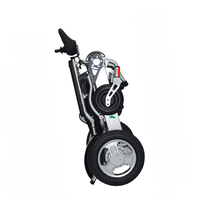 JBH Silla de ruedas eléctrica portátil plegable de viaje