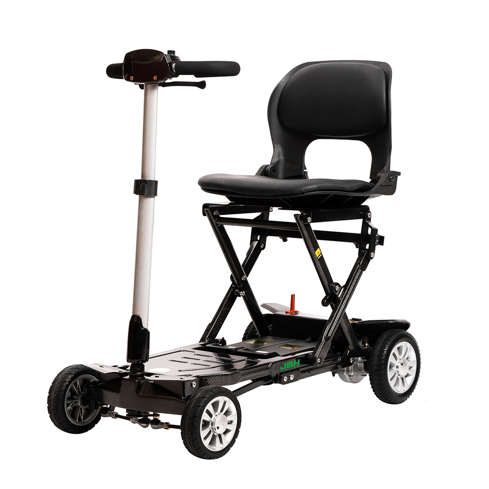 JBH Scooter de movilidad plegable de fibra de carbono para personas mayores