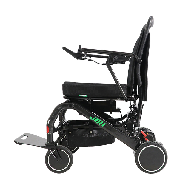 JBH Silla de ruedas ligera de fibra de carbono DC07A