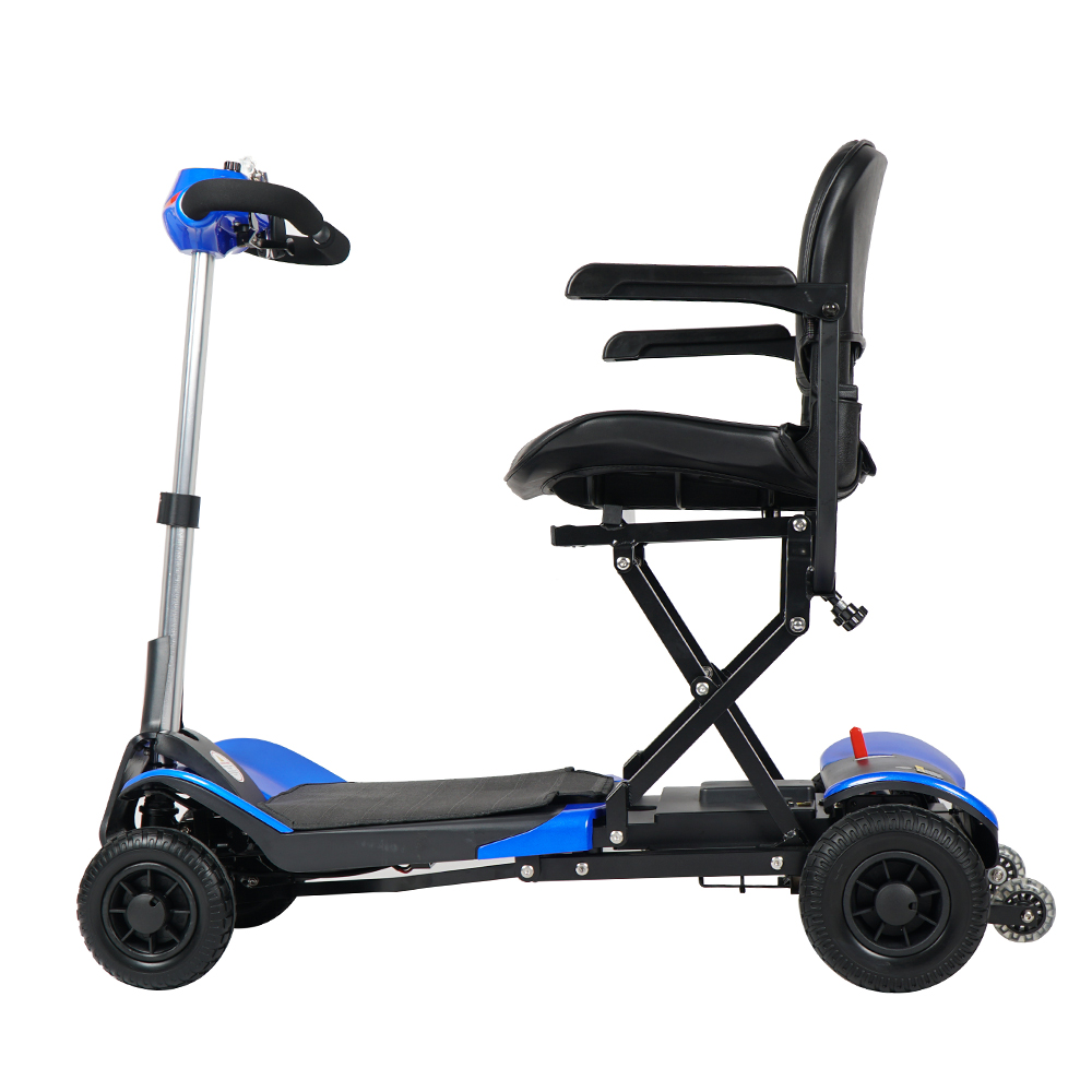 JBH Scooter de movilidad para exteriores con motor eléctrico azul