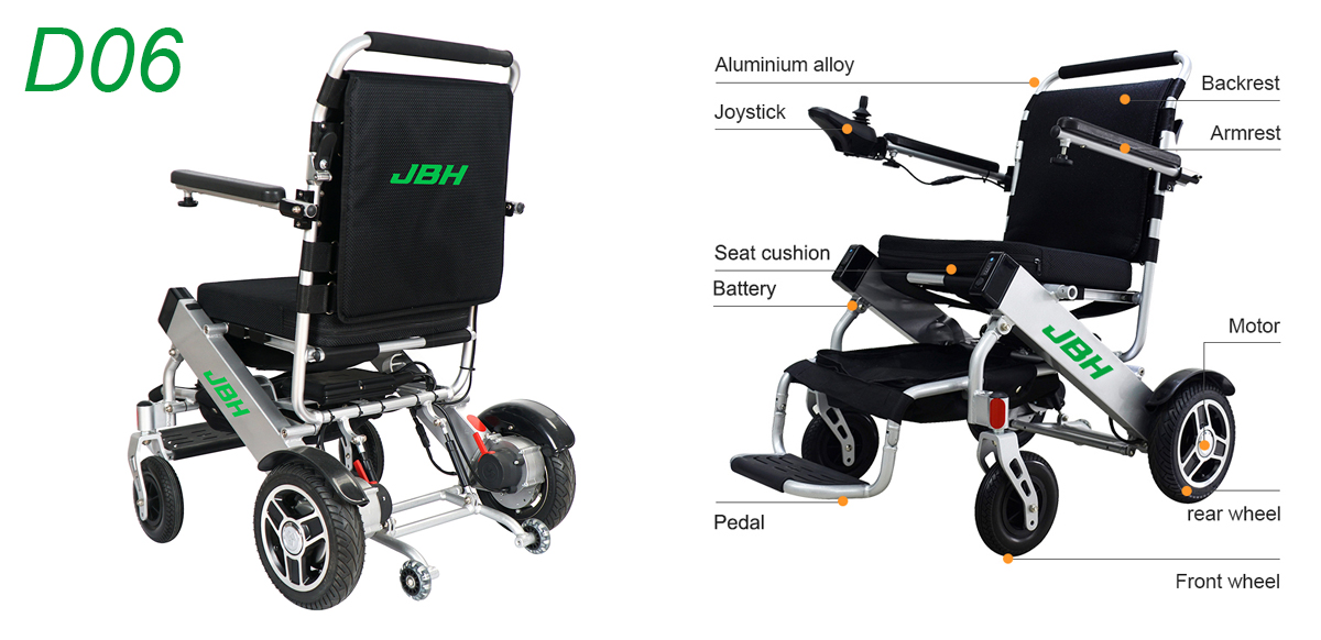 JBH silla de ruedas el&eacute;ctrica D06