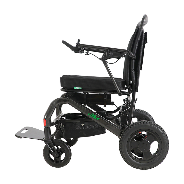 JBH Potencia de fibra de carbono portátil silla de ruedas DC07
