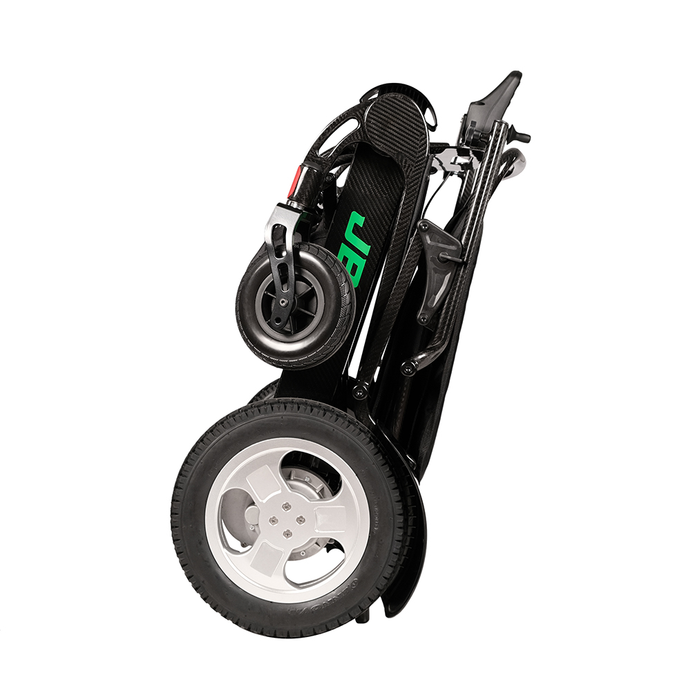 JBH Silla de ruedas eléctrica de viaje de fibra de carbono DC03