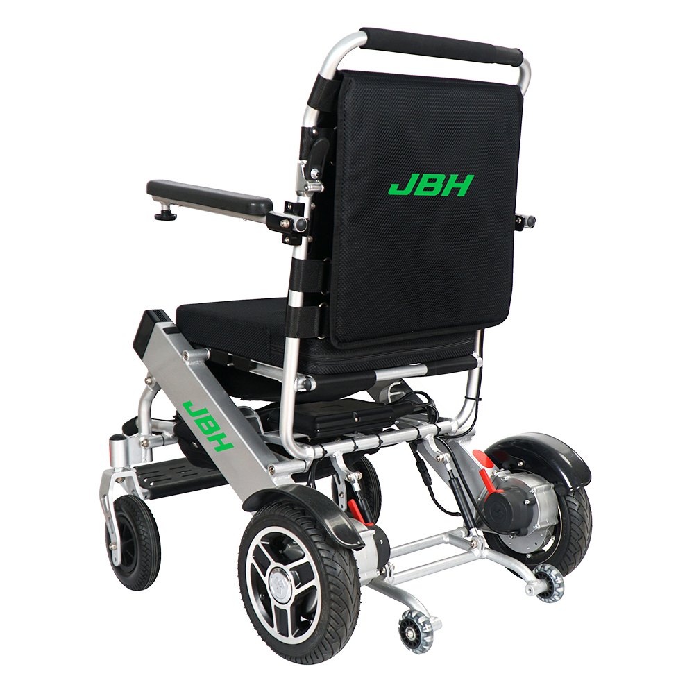 JBH Silla de ruedas eléctrica estándar plegable de viaje