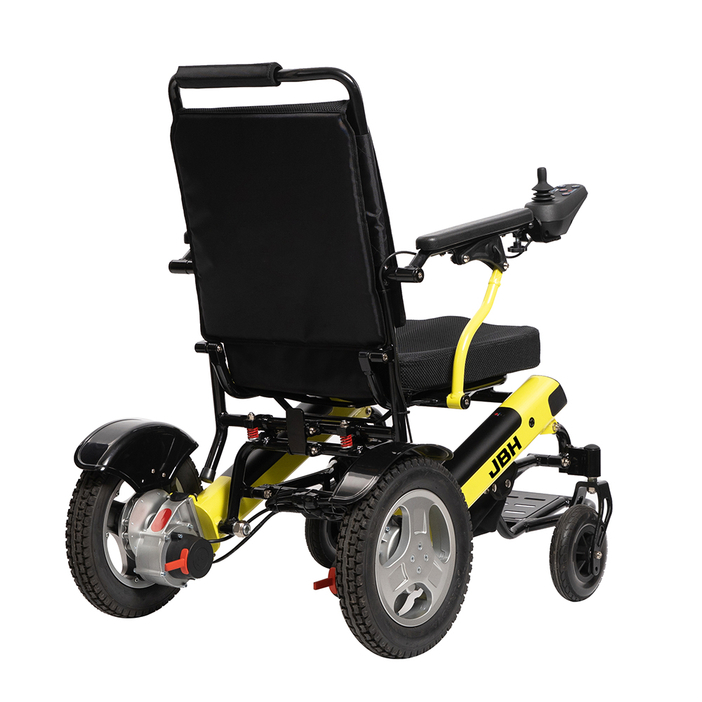 JBH silla de ruedas eléctrica estándar plegable al aire libre