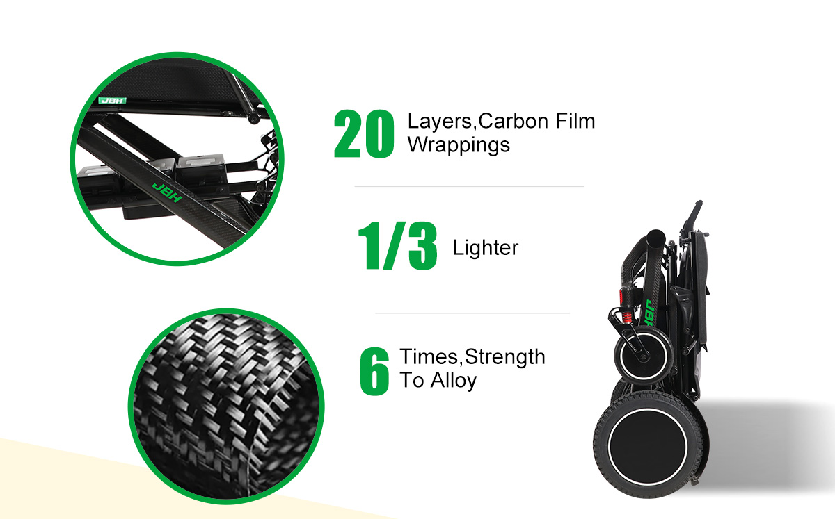 Silla de ruedas de fibra de carbono DC07L