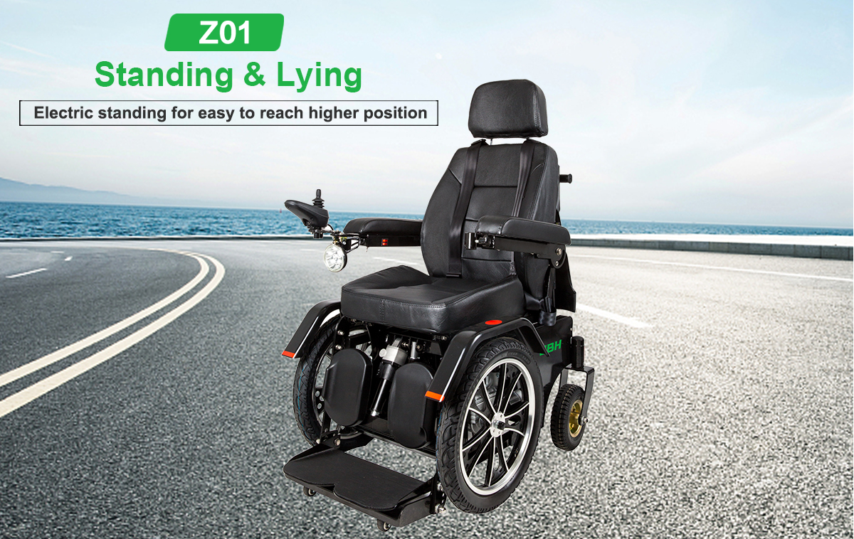 Z01 silla de ruedas el&eacute;ctrica de pie