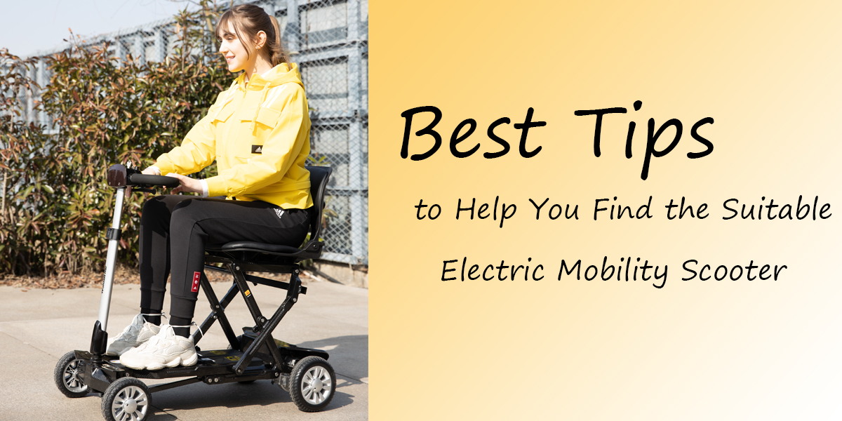 Los mejores consejos para ayudarlo a encontrar el scooter de movilidad eléctrica adecuada