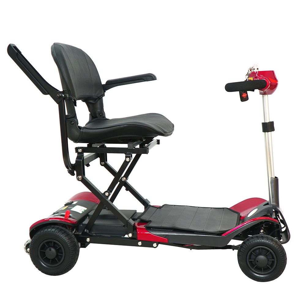 JBH scooter de movilidad plegable rojo FDB01