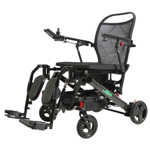 JBH Silla de ruedas portátil de viaje de fibra de carbono DC08S