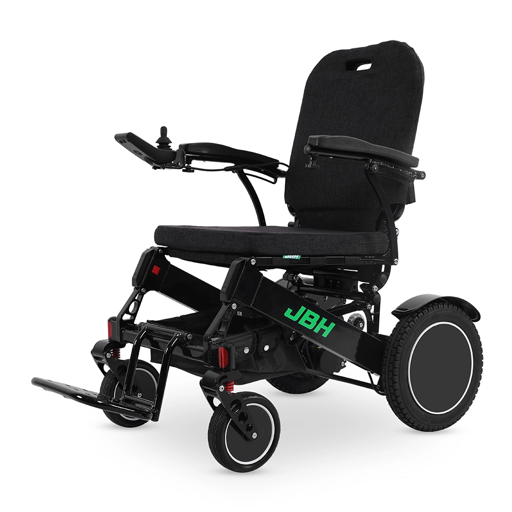 Silla de ruedas plegable con absorción de impactos: equipo cómodo para movilidad para discapacitados
