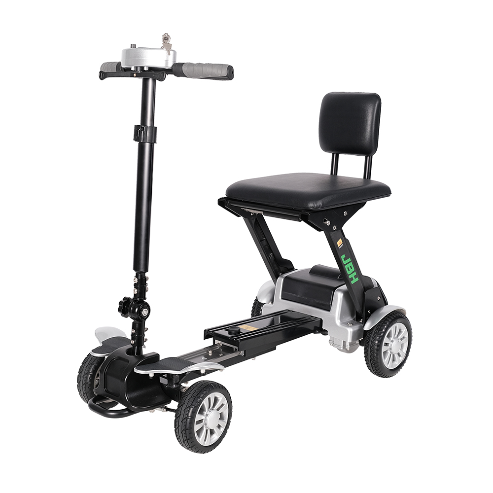 Scooters de movilidad compactos con respaldo: notas de comodidad